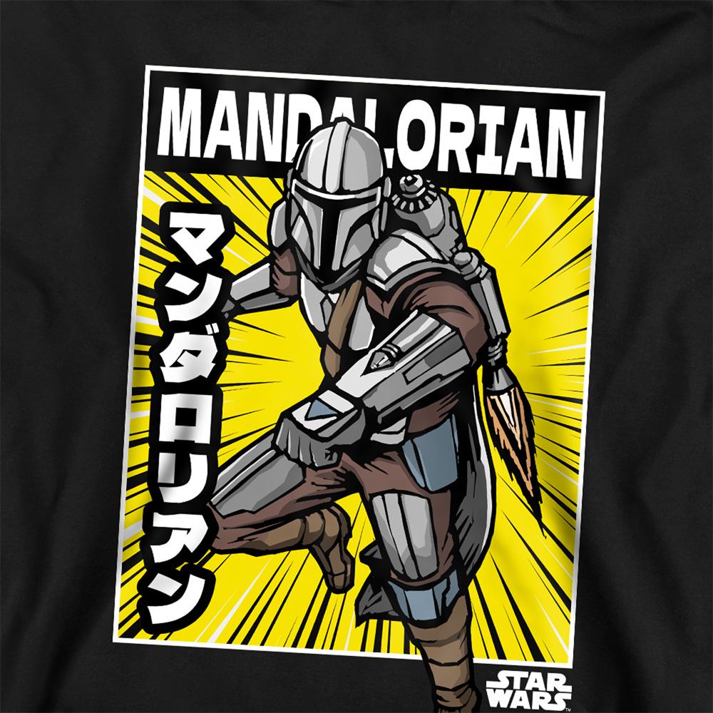 Star Wars The Mandalorian Childrens/Kids Comic Book Pose Hoodie