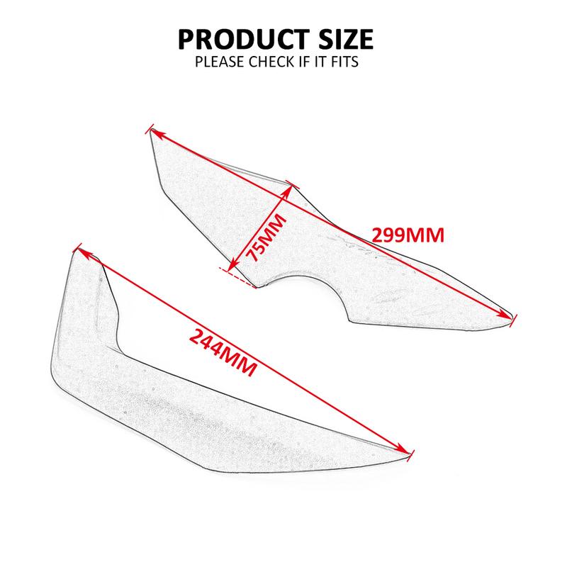 New Protective Strip Motorcycle Side Edge Protector Scrape Guard For Yamaha XMAX X-MAX 125 X-MAX 300 XMAX125 XMAX300 2023-