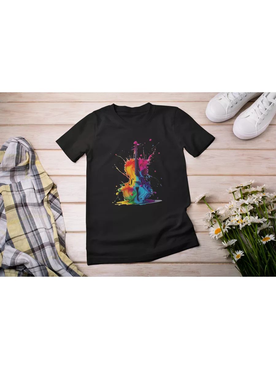 Designer print T-shirt XL