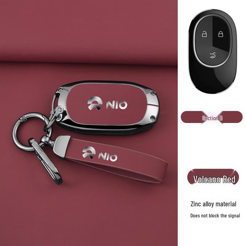 NIO ES6/ES7/ET7/ET5 Creative Metal Keychain for Men & Women - Car Pendant/Bag Charm.