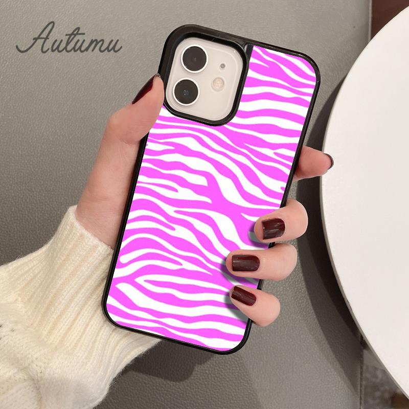 Zebra Drawing Animal Print Phone Case for iPhone 11 12 13 14 Pro Max Mini XR XS SE 2020 6S 7 8 Plus Samsung Galaxy S21 S22 Cover