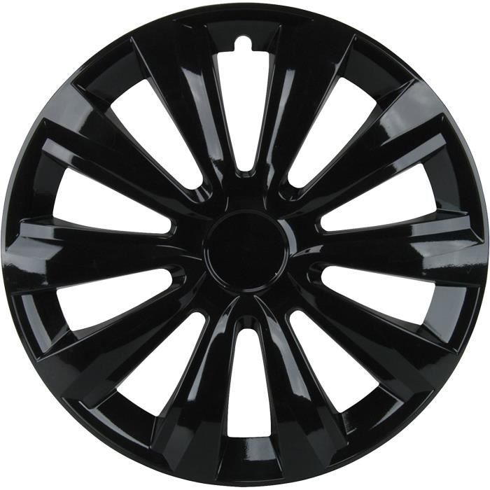 Enjoliveur - Factice - Noir - Avec ressort - 75477 - Matériau durable