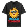 Hello Summer Tshirt Casual Loose Fit Summer Tee Shirt