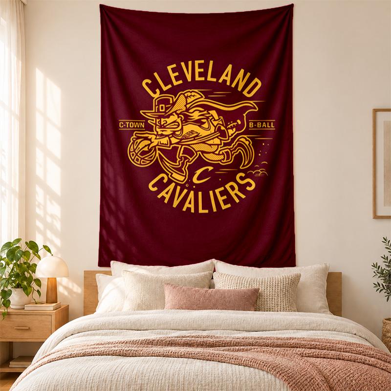 Cleveland Cavaliers Tapestry highquality for decorating living room bedroom dorm walls ideal as bedroom wallart orholiday gift