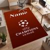 UEFA Champions (1) Personalized Name Office Carpet Stylish Decor for Living Room Bedroom Kitchen