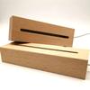 Resin Art Rectangle LED Lights Display Base Pedestal Crystal Wooden Lighted Base Stand Night LED Light Lamp Base LED
