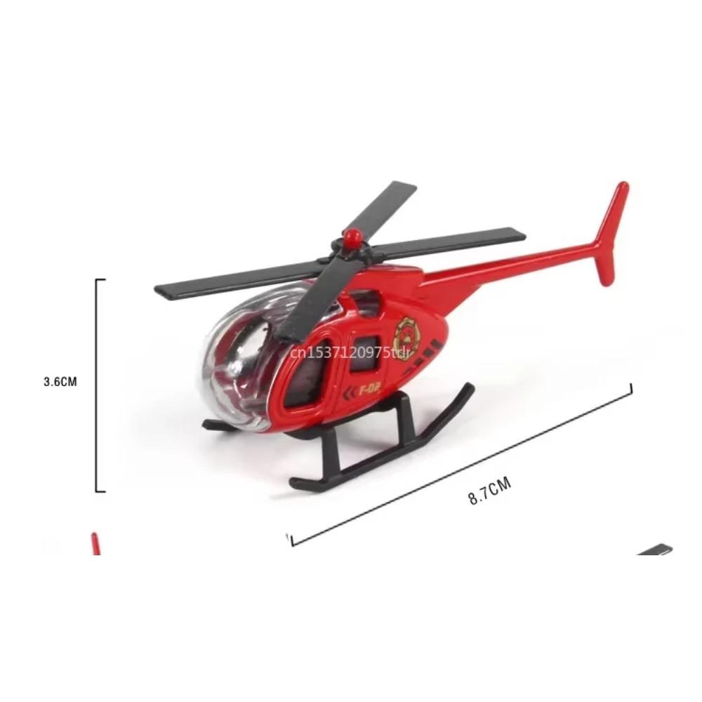 Alloy Helicopter Model Toys MINI Aircraft Military Collection Decorations Simulation Airplane Toys for Kids Boys Birthday Gift