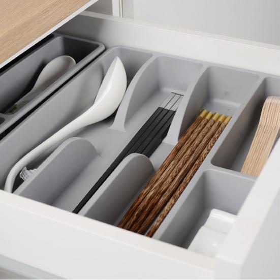 Multi-Compartment Cutlery Drawer Organizer