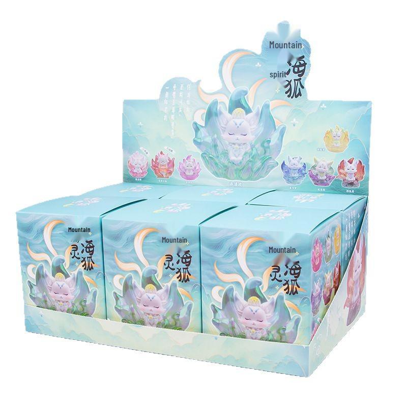 New Little Fox Spirit Luminous Ornament Doll - Ancient Style Trendy Desktop Gift