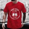 Men's T-shirts Bar Open Funny Graphic Tops Y2k Clothes Male Bachelor Party Drinking Team Matching Streetwear Short Sleeve Tees