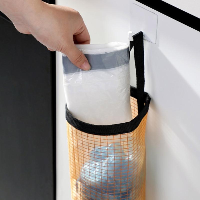 Efficient Nylon Wall Hanging Bag For Household Essential Space Efficient Solution For Organizing Trash Bags In Pantries Garage Or Office