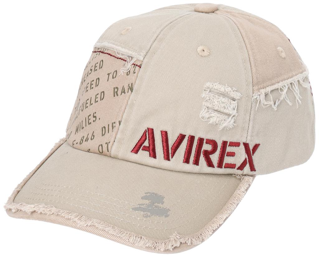 [AVIREX] Cap – Distressed Mesh Cap 80315600 Beige