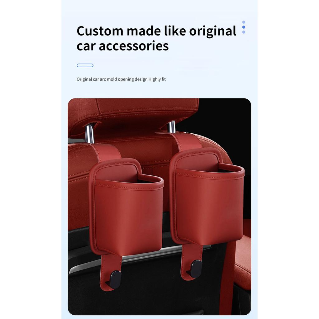 Auto Seat Back Hanger And Beverage Holder Car Seat Back Mounted Cup Holder Drink Holder Organizer Storage Pocket