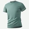 Men's Summer Selection Business and Leisure Round Neck Knitted Short Sleeve T-shirt