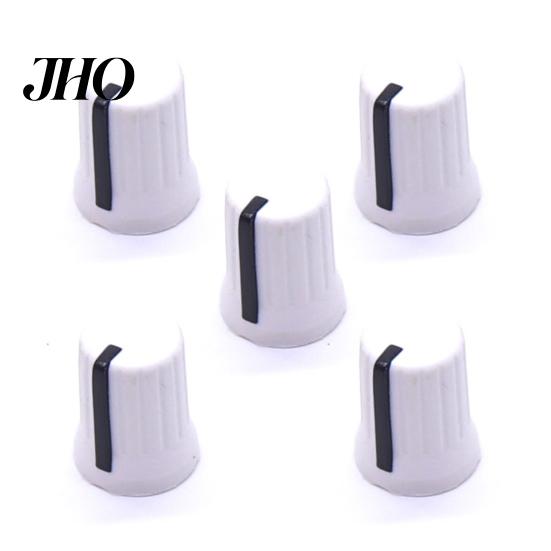 Rotary Knobs 5Pcs Universal EQ Knob Replacement Wear Resistant Caps Mini Size Simple Installation Equalizer Potentiometer Fader Wear-resistant