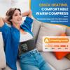 Electric Back Massage Hot Compress Waist Massager with Controller Heating Vibration Airbag Lumbar Support Relaxing Waist