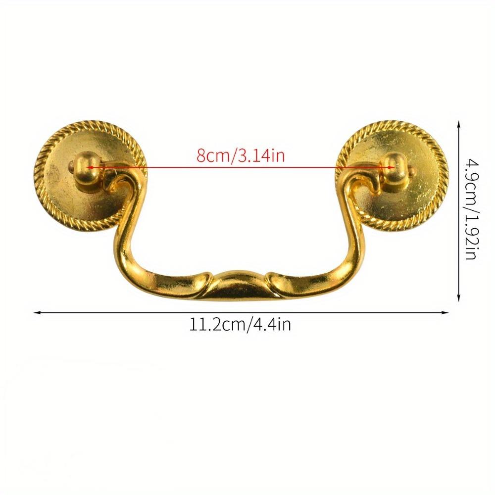

Європейський стиль Проста антикварна ручка Двері шафи Двері шафи Довга ручка Садовий ящик Бронза золотистий