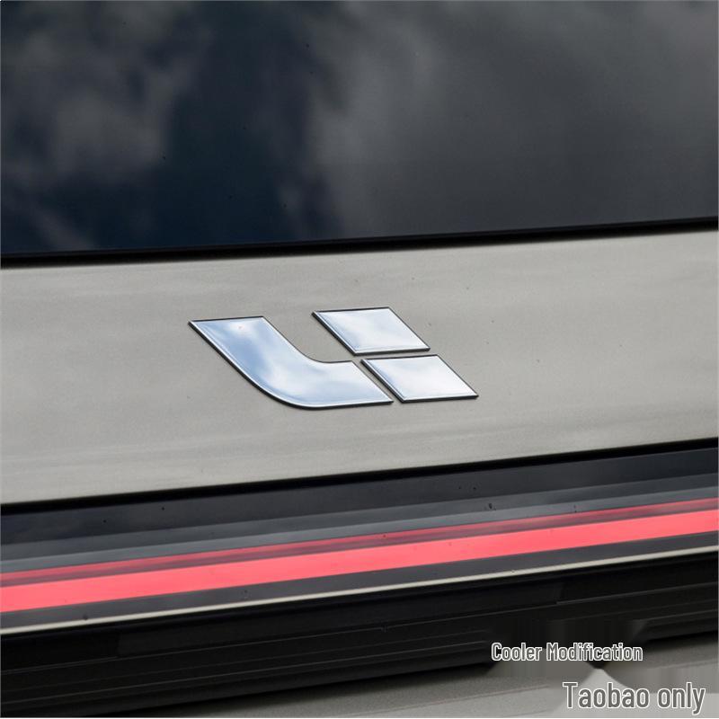 Ideal L9-L6 Black Hood and Tailgate Emblem/Lettering Sticker Set
