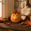 Regali Stagionali Creativi per la Casa Decorazioni di Zucca Artificiale, Zucche Decorative con Animali Carini, Zucche in Resina per il Ringraziamento Tavola del Raccolto Autunnale