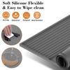 Non-slip Silicone Coffee Mat: 2-in-1 Heat-Resistant & Waterproof Drying Tray for Bar and Dining Table