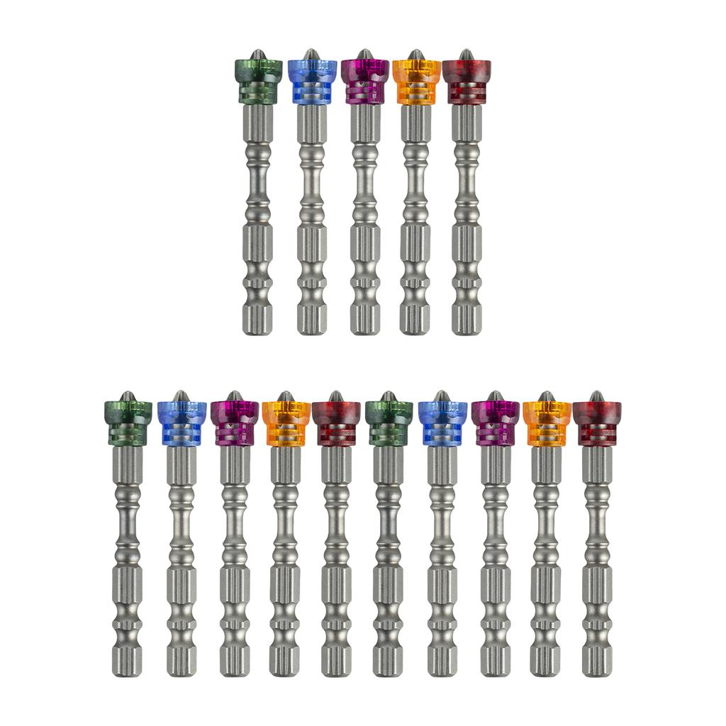 Electric Screwdriver Set With Colorful Magnetic Rings For Easy Bit Identification And Enhances Efficiency In DIY Project