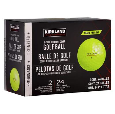 Kirkland Signature Golfový míček Verze žlutý 24 kusů 3-dílný 2.0