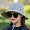 Summer Mesh Breathable Fisherman Hat With Wide Brim Sun Protection For Outdoor Fishing And Hiking