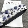 Y2K Pink Polka Dot Leopard Print Plush Belt - Retro Hot Girl Style Accessory