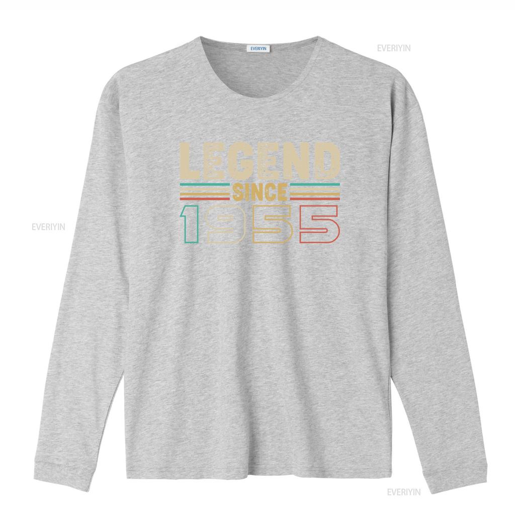 Legend Since 1955 Adults T Shirt Retro Style 70th Birthday Idea Soft Cotton Design for Men and Ladies vintage Washed