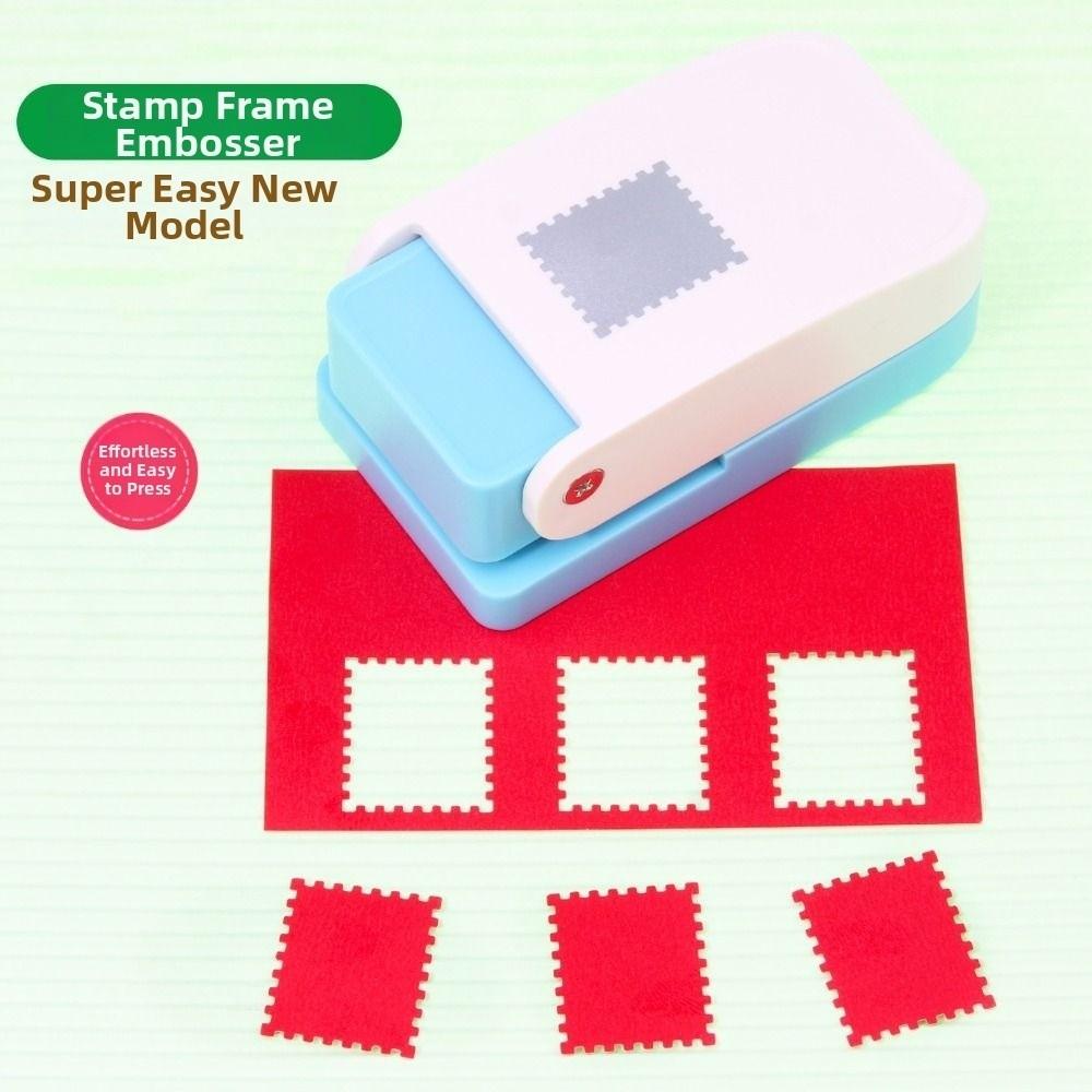Labor Saving Stamp Border Punch Large Size DIY Christmas Tree Hole Punch Cutting Craft Handmade Toothed Puncher Embosser