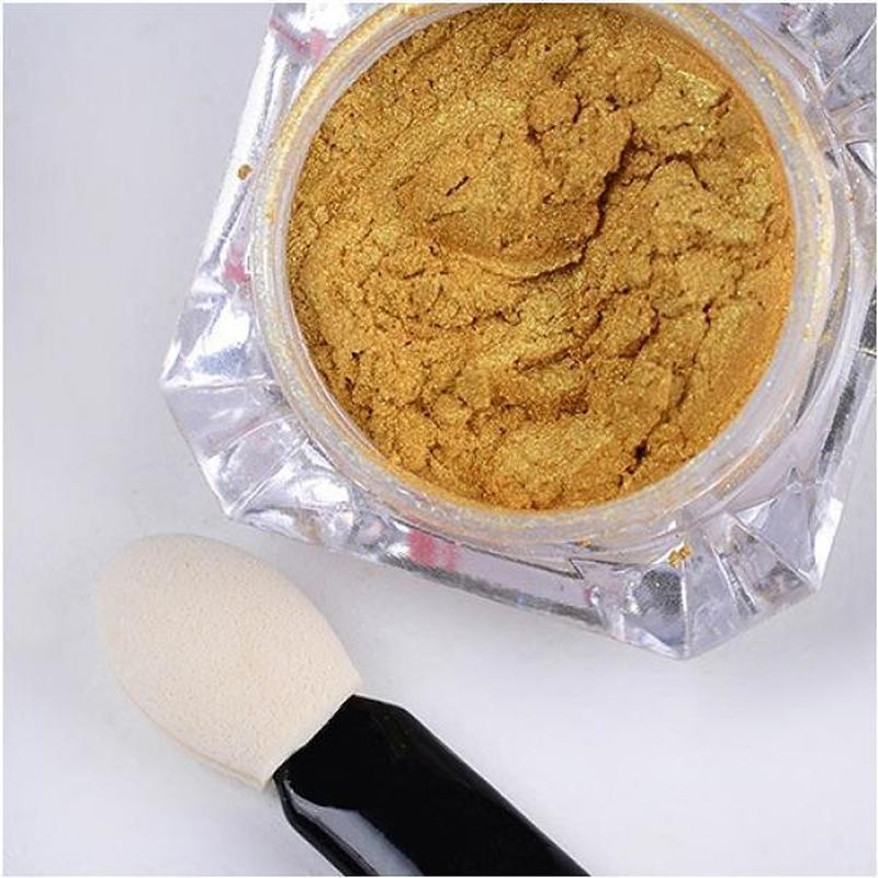 Nail Glitter Powder 2g Mirror Chrome Effect Shinning Pigment Glitters Nail Art Powder Dustdecoration