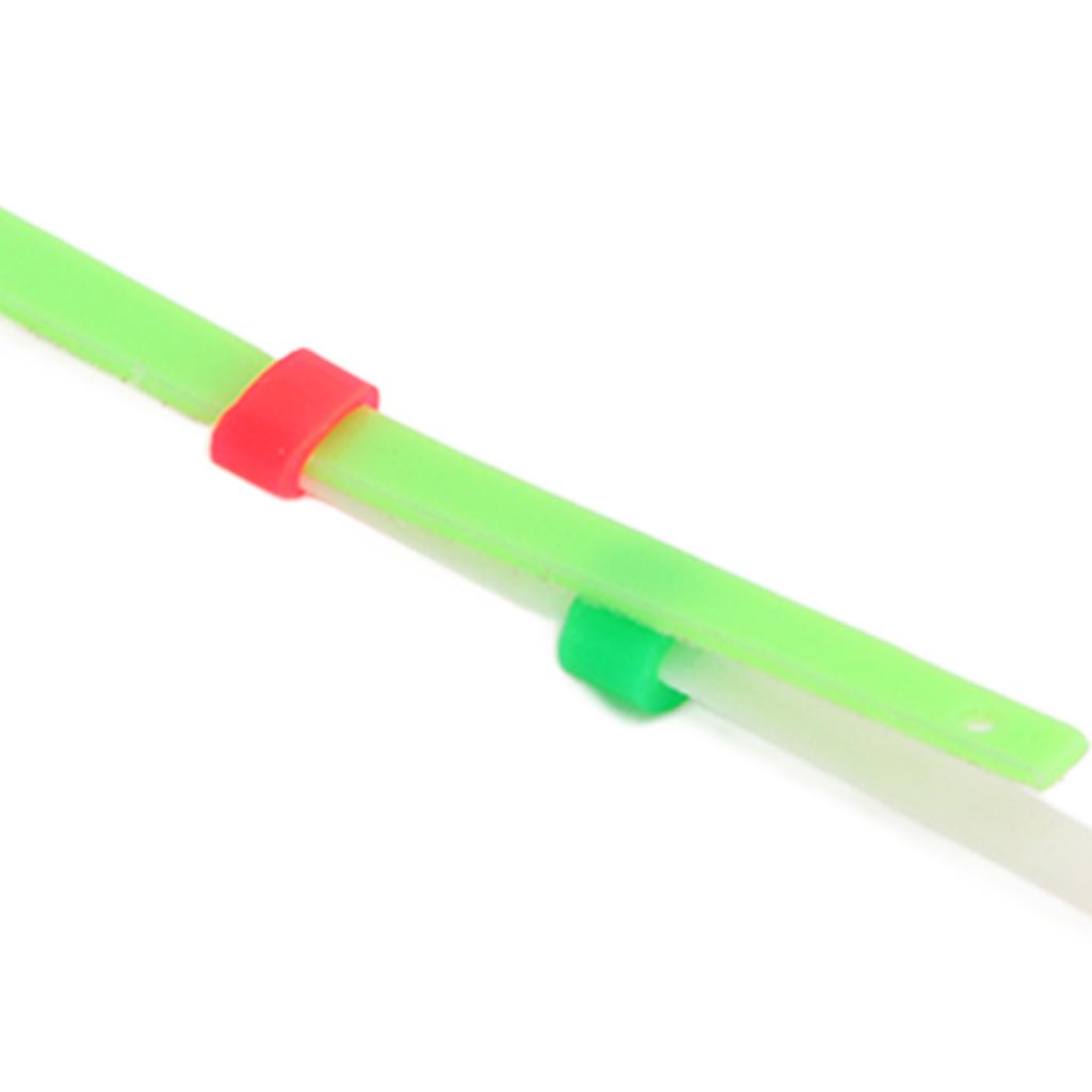 15 Stück Eisangelrute Spitze Winterangelrute Blatt Rutenende Doppelte Verdickung Eisangelzubehör