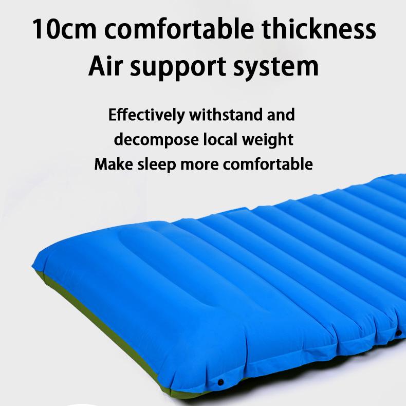 Outdoor Camping Automatická přenosná nafukovací postel Plážová podložka Pikniková podložka skládací TPU vzduchová podložka