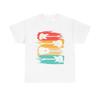 Retro Guitar Tee Shirt - Vintage Sunset Electric & Acoustic Gift for Guitarist