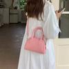 A Niche Design Boston Bag A Simple and Versatile Handbag A Crossbody Small Square Bag