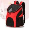 Foldable Outdoor Portable Pet Bag Breathable Mesh Cat and Dog Chest Backpack Chest Bag Pet Supplies