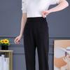 Women's High Waist Slimming Wool Wide Leg Pants with Pockets - Versatile Spring Collection
