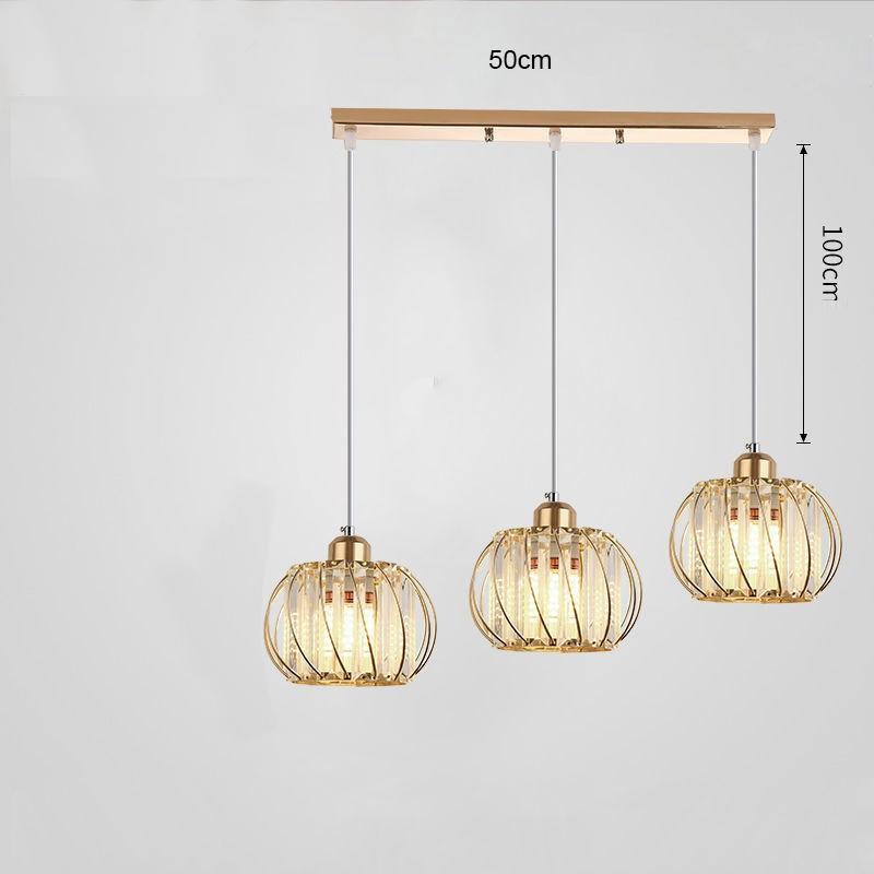 Crystal Ceiling Light Corridor Ceiling Lamp Luxury Balcony Aisle Foyer Kitchen Ceiling Pendant Light Hanging Chandelier Crystal