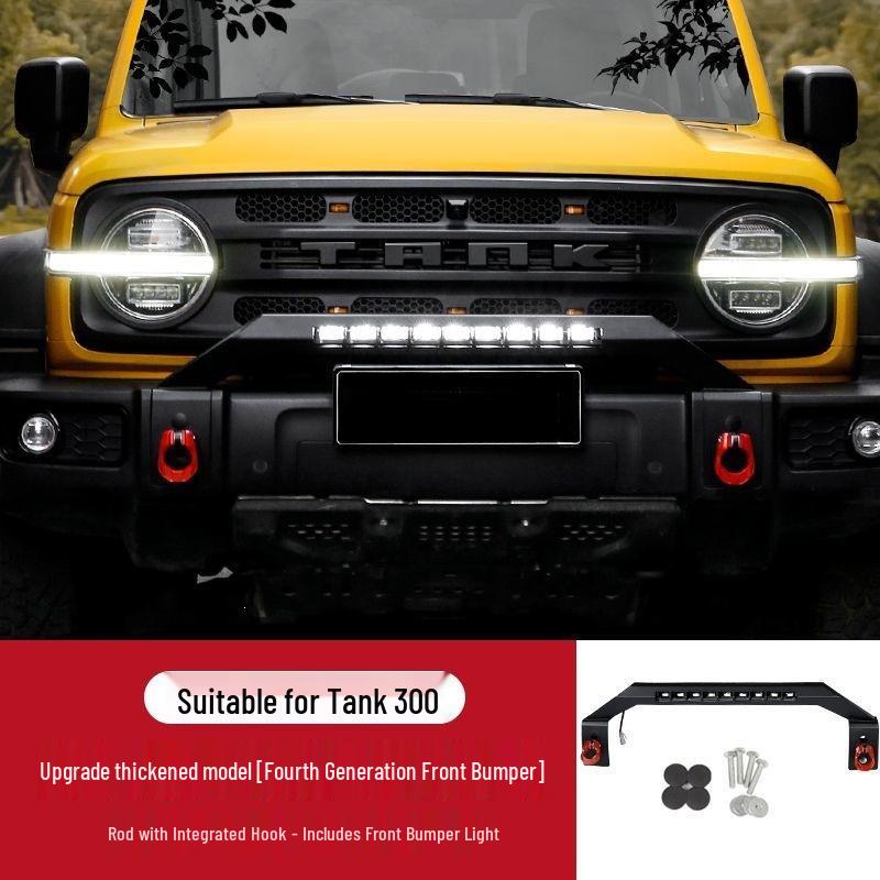 Tank 300 Front Bumper LED Spotlight Bracket Bull Bar Guard