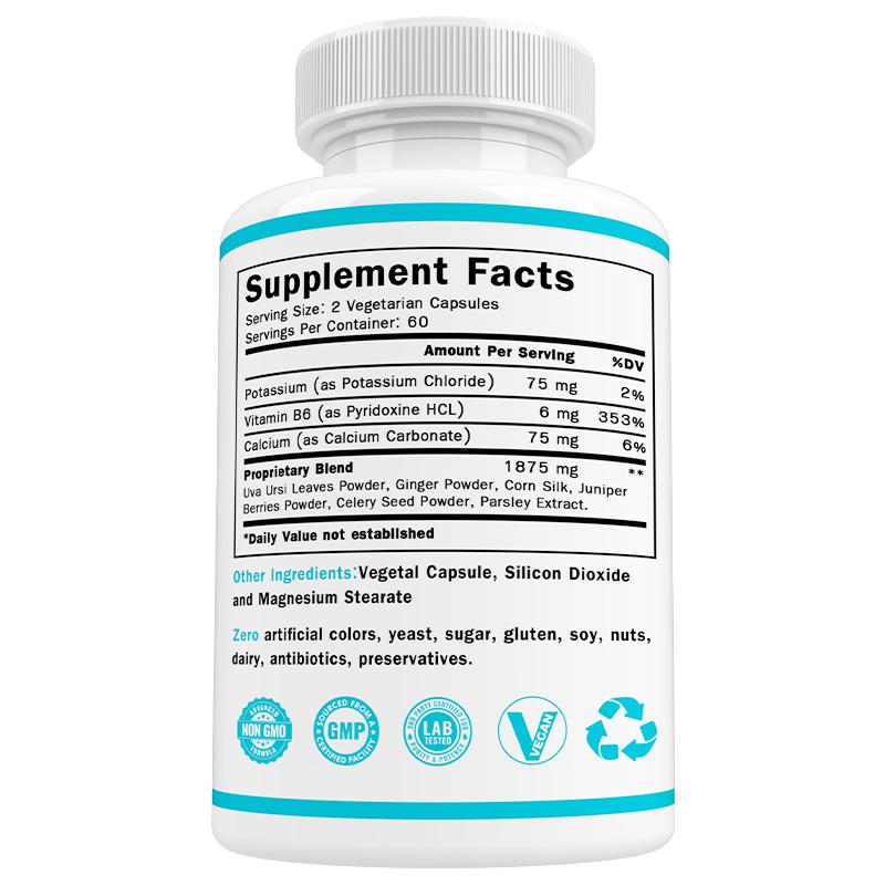 Bunkell Water Lipo Natural Diuretic Dietary Supplement 120 Capsules