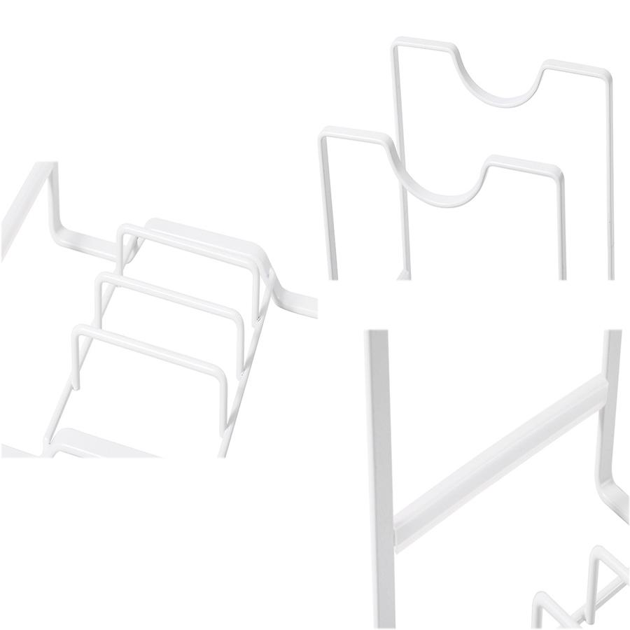 1PCS Plate Rack Plate Drainer Countertop Kitchen Plate Disposal Drainer Multi-functional Put Plates and Dishes Pot Lid Organiser