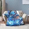Cute Cartoon Squirtle Blankets Poke-Mon Flannel Awesome Warm Throw Blankets for Home Restaurant Spring Autumn
