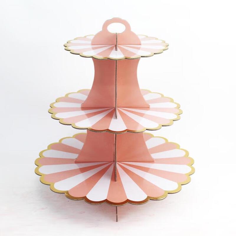 Disposable 3-Tier Dessert Display Stand