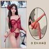 Sex clothes Sexy lace Pure desire Hollow strap set Pajamas waist uniform Shape vest