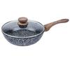 Patelnia Wok 24cm KINGHOFF Granit Wood KH-1583 1170