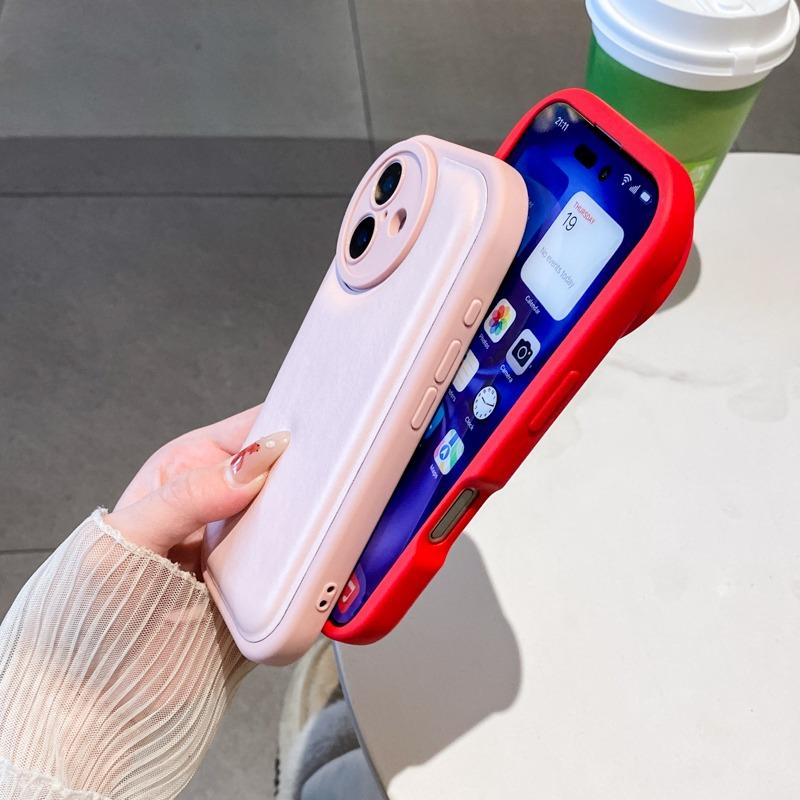 Luxury Matte Cortex Phone Case For iPhone 11 12 13 14 15 16 Pro Max Plus Shockproof Bumper Back Cases Cover