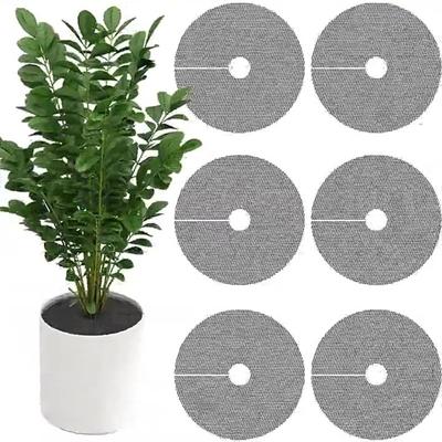 6 Tapas para Macetas para Plantas Protector de Plantas Contra Gatos Mallas Barrera Recortables para Jardín Bonsái Exterior Interior