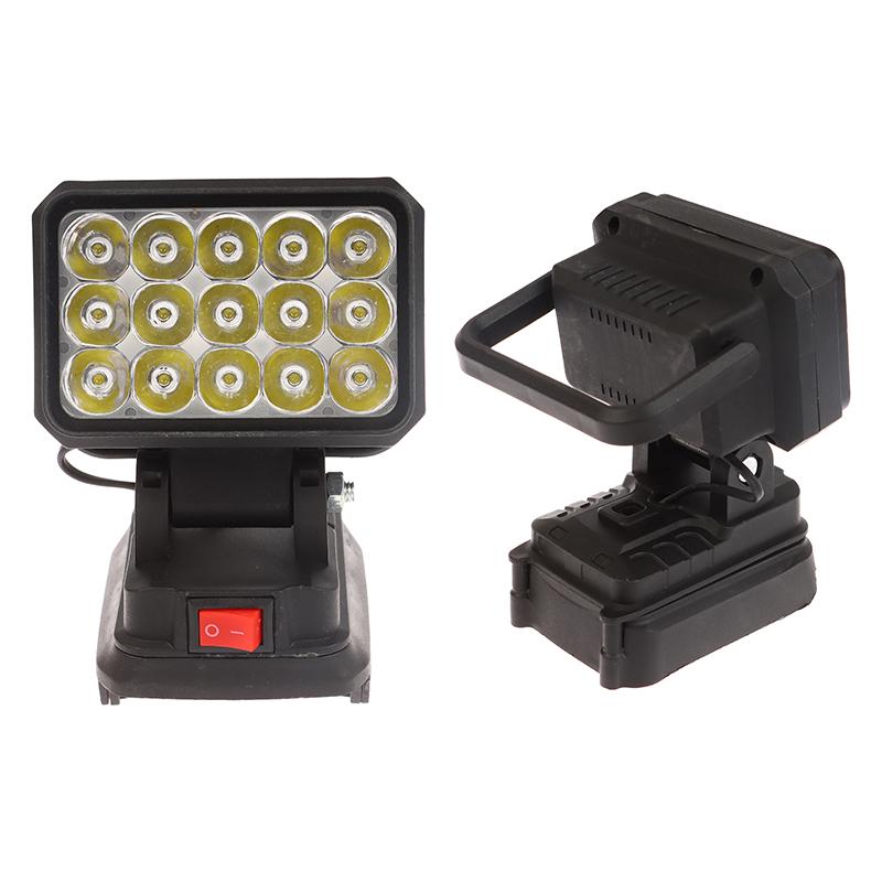 1 Piece Portable Lamp Hand Lantern 15 Beads Led Working Light Spotlight For Makita/Devon/Bosch 18V Li-Ion Battery