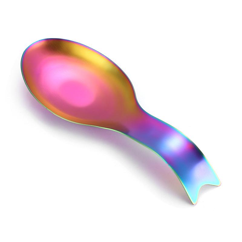 Large Stainless Steel Spoon Holder Heat-Resistant Cooking Spoon Holder Coffee Spoon Holder
