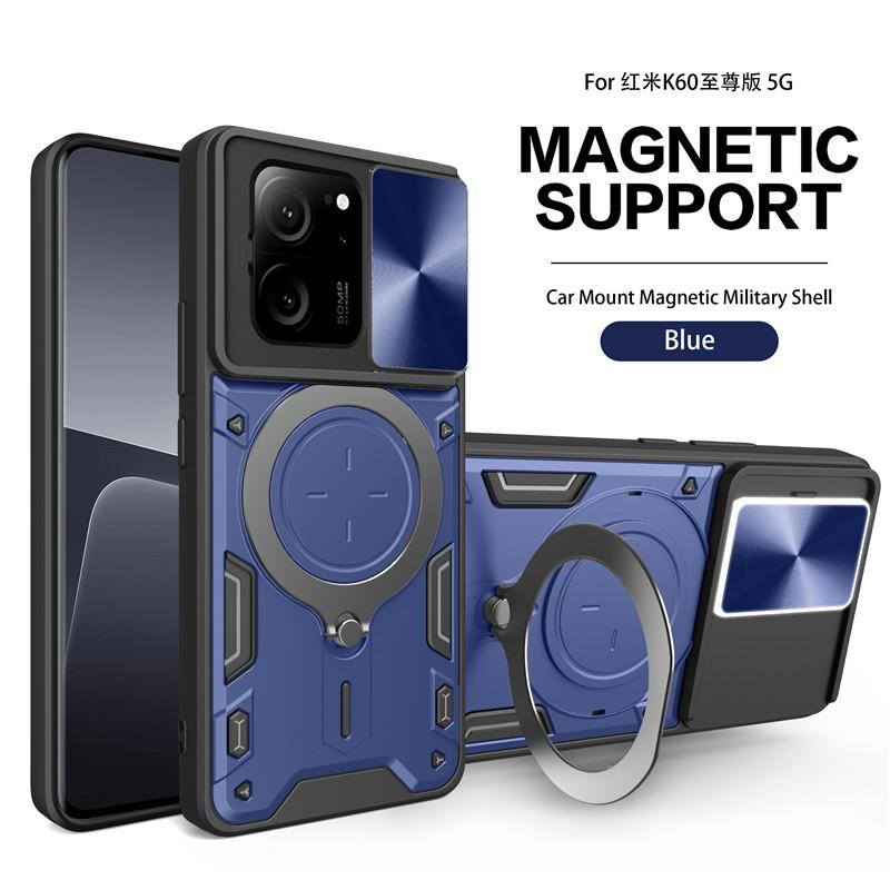 Für Xiaomi Mi 13T Mi 13T Pro Hülle Auto Magnetischer Ringständer Armor Handyhüllen Für Mi13T Mi 13 T Pro Xiaomi13T Rückseite Abdeckung Funda
